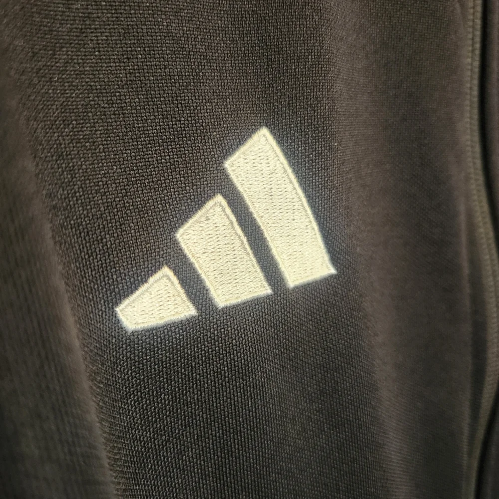 ADIDAS MEN'S TIRO 23 BLACK WHITE LEAGUE TRAINING JACKET SLIM FIT SIZE MEDIUM - Picture 5 of 9